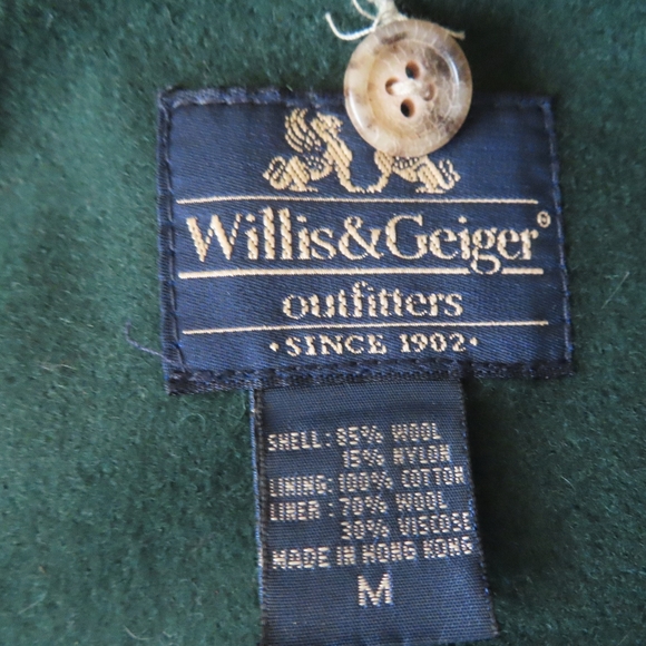 Willis & Geiger Wool Jacket Blazer w/Detachable Vest sz M - Picture 7 of 8